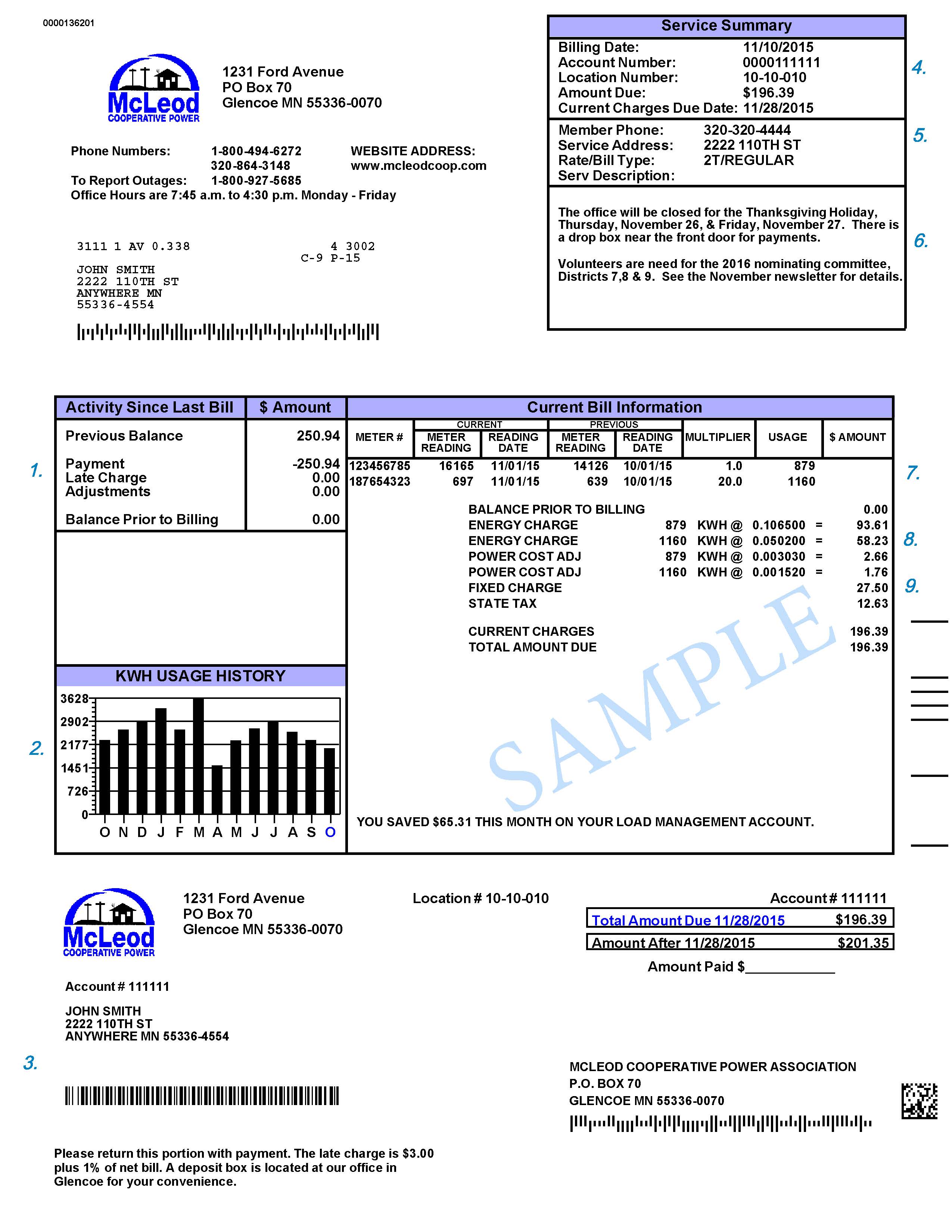 National Grid Sample Bill Budget Bill Electric National Grid