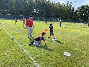 Kids Participating in the MN Twins Clinic